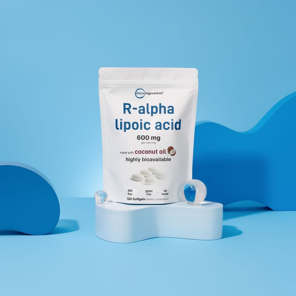 R-Alpha Lipoic Acid 600mg - 120 Softgels