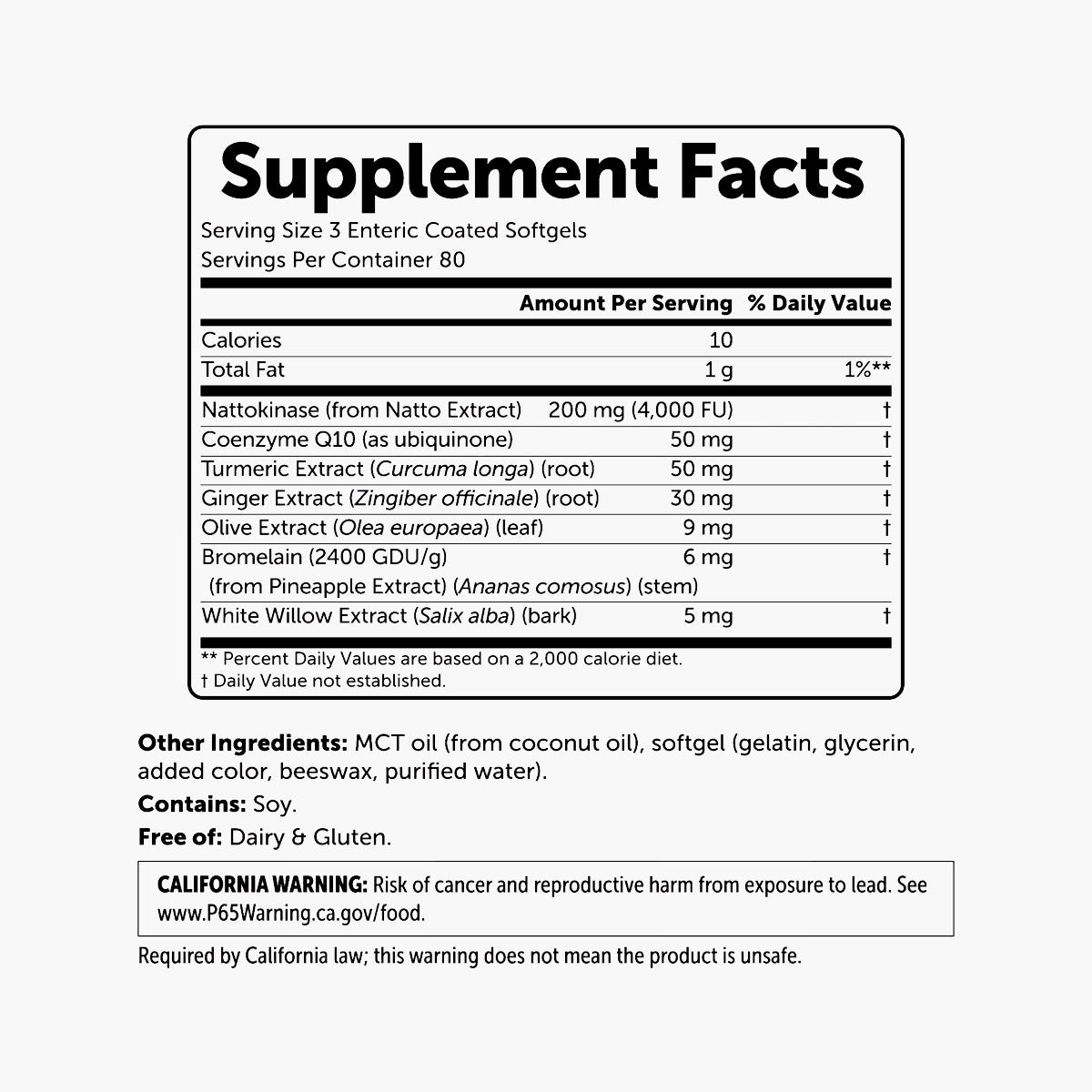 Nattokinase 200mg
