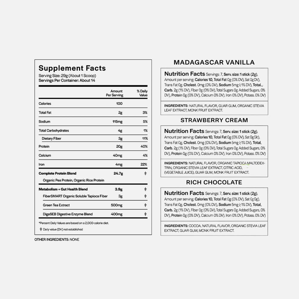 Lean Plant Protein 20g - 14 Servings Powder