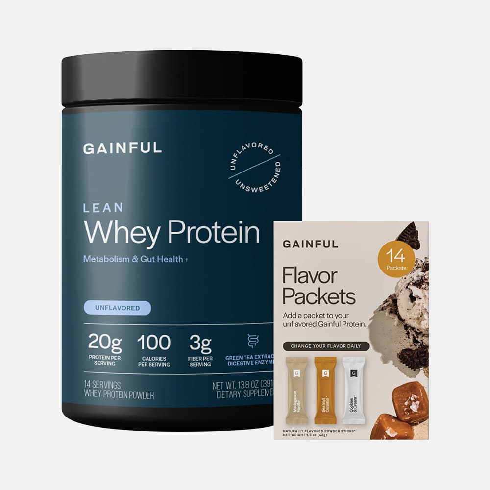 Lean Whey Protein 20g - 14 Servings Powder + Sticks