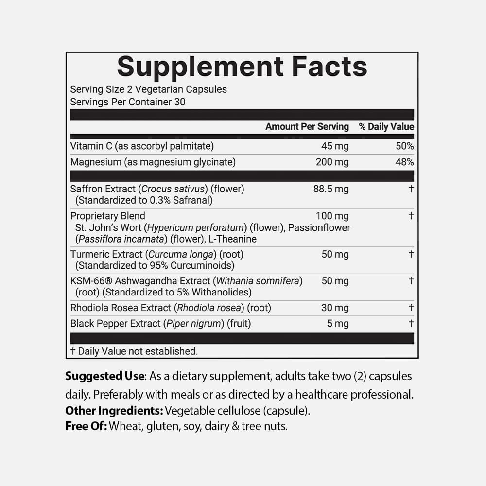 Saffron+ Advanced 10-in-1 Complex - 60 Veggie Capsules