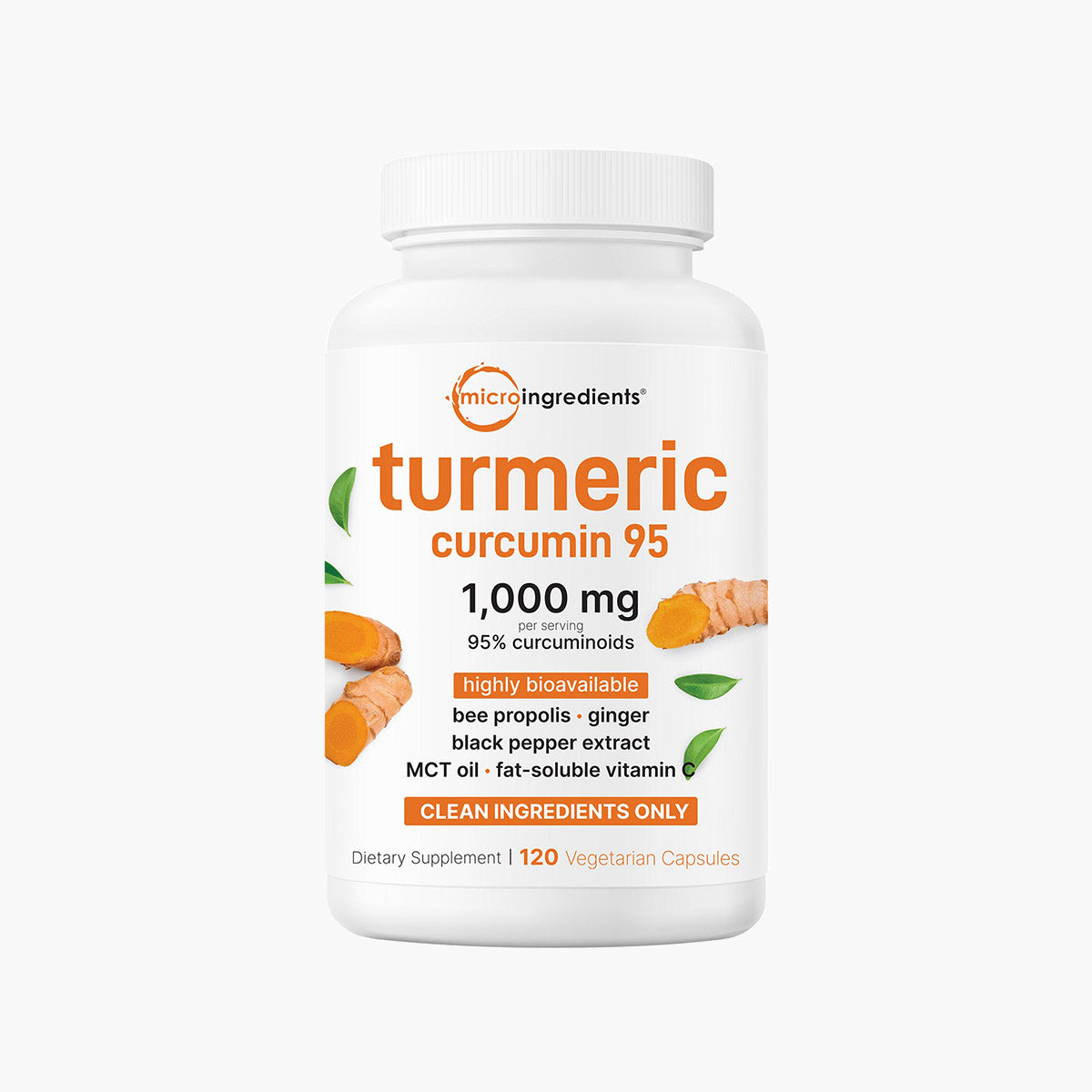 Turmeric Curcumin 1000mg - 240 Vegan Capsules