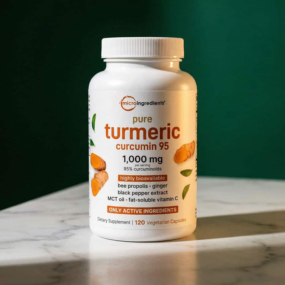 Turmeric Curcumin 1000mg - 240 Vegan Capsules