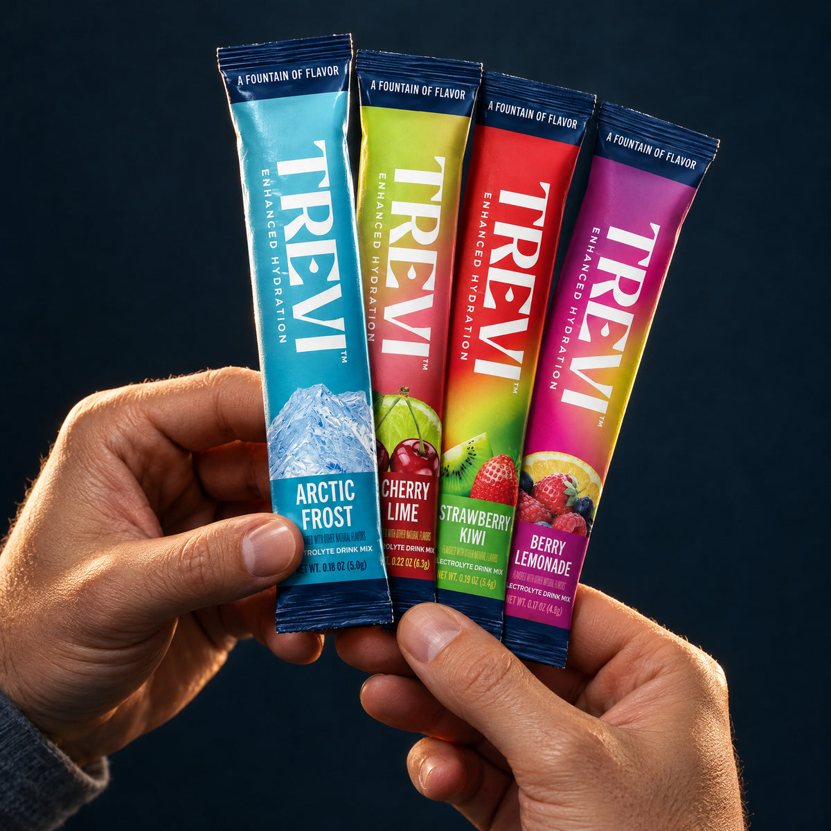 TREVI - Everyday Sugar Free Electrolytes - Favorites Variety Pack - 28 Sticks