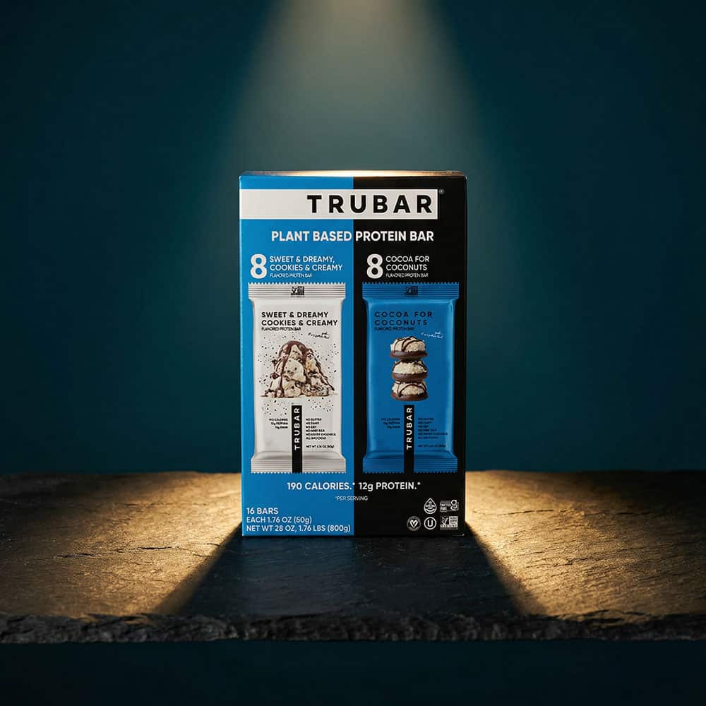 TRUBAR Vegan Protein Bar 16ct - Assorted Flavors