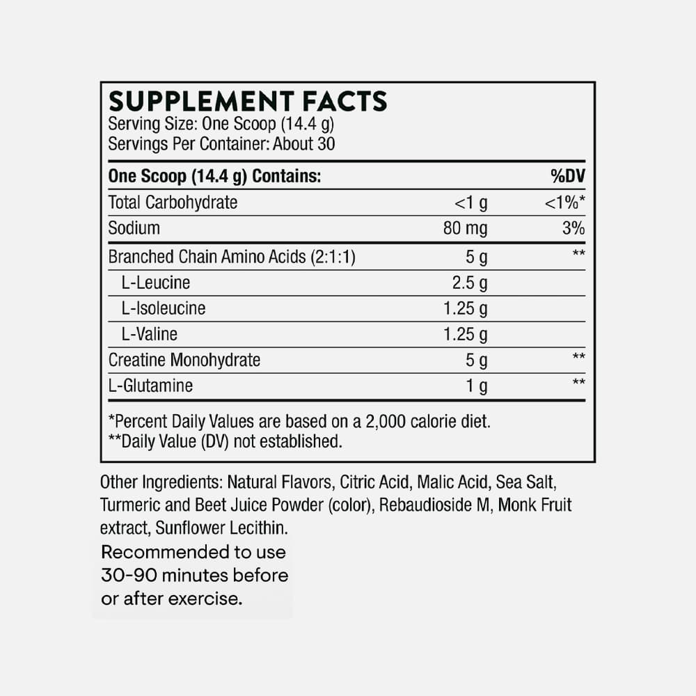 Creatine Monohydrate + BCAAs - 30 Servings Powder