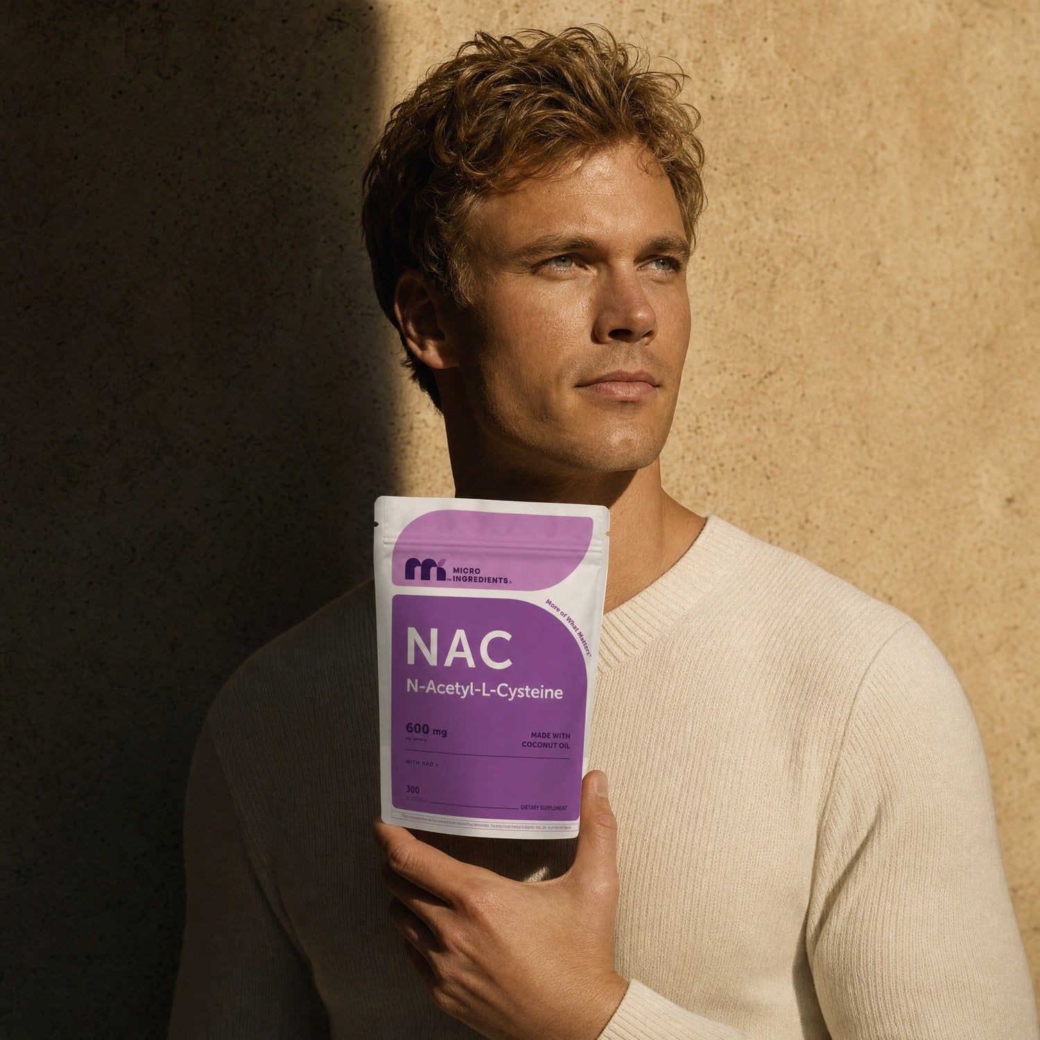 NAC 600mg with NAD+ - 300 Softgels