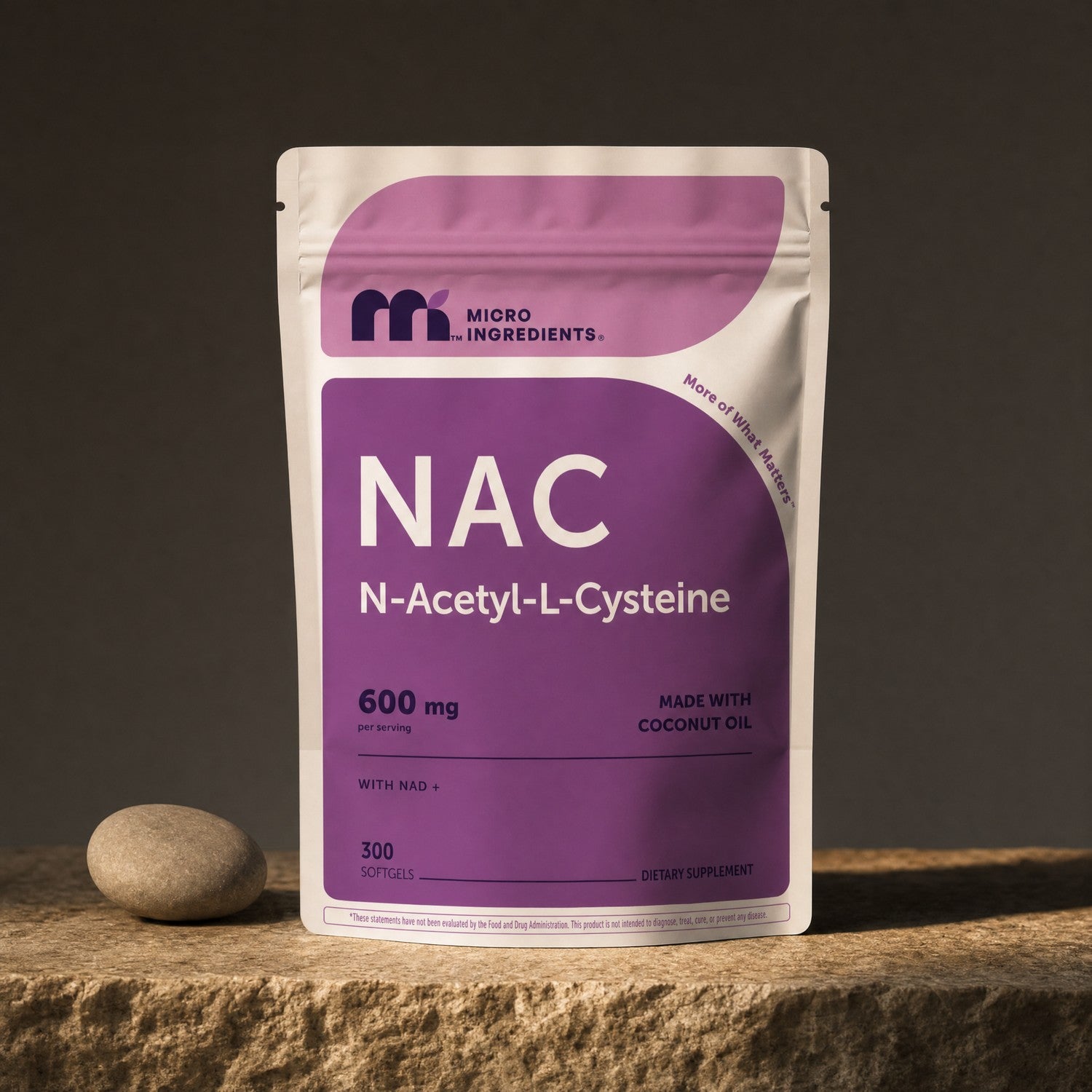 NAC 600mg with NAD+ - 300 Softgels