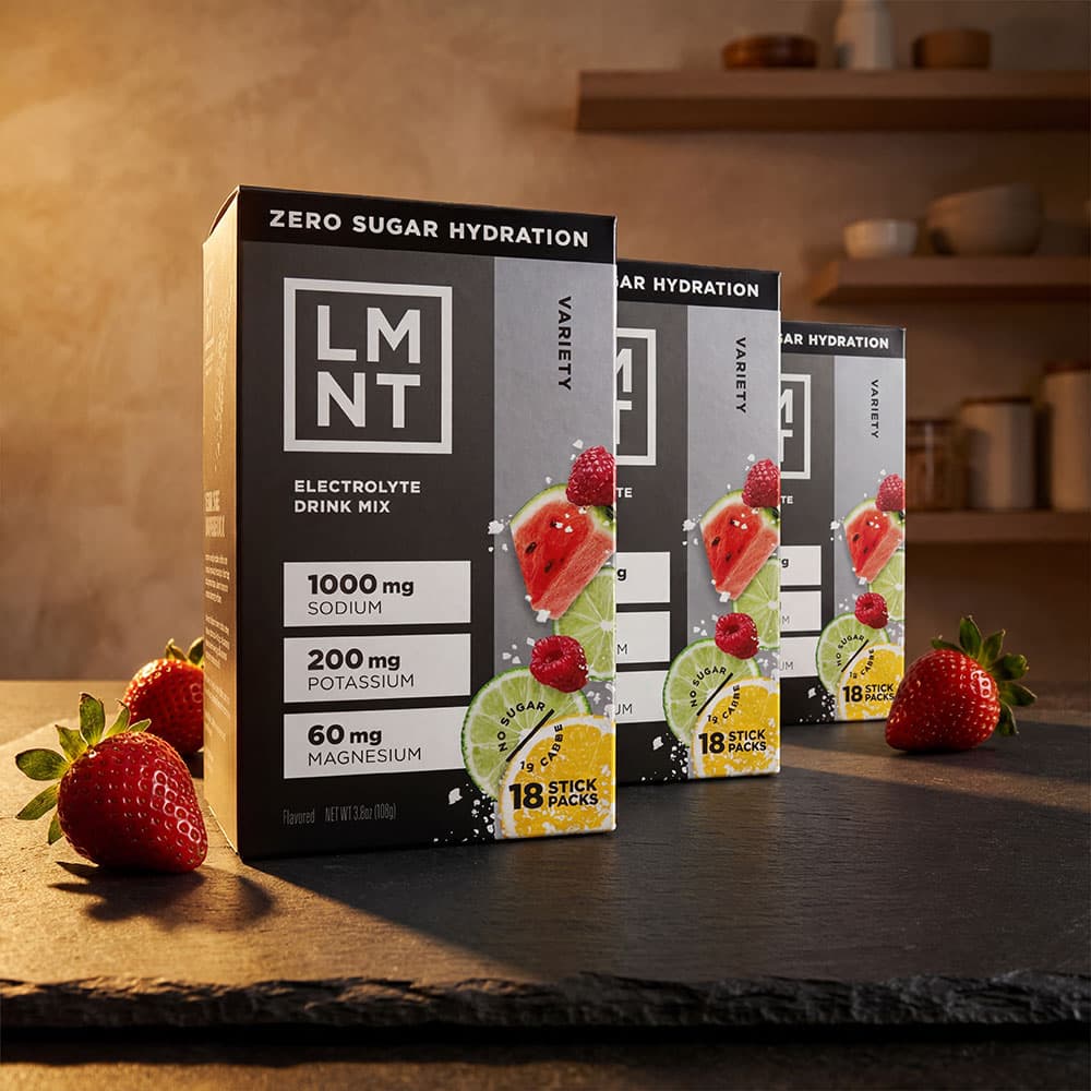 LMNT - Zero Sugar Electrolytes - Variety Pack Bundle 54 Sticks