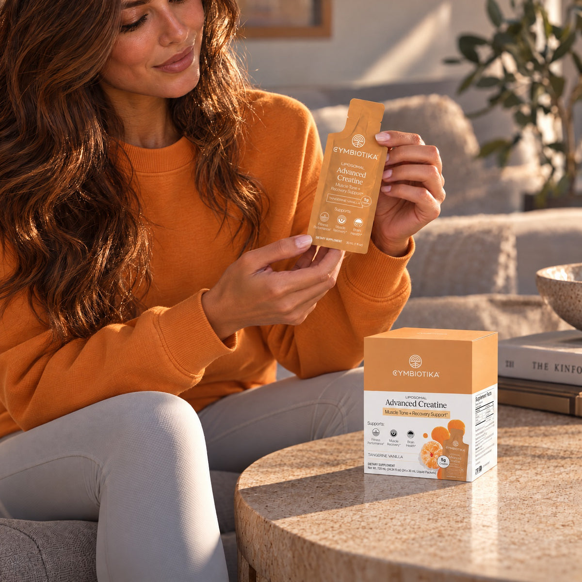 Liposomal Creatine 5g - 24 Liquid Packets - Tangerine Vanilla
