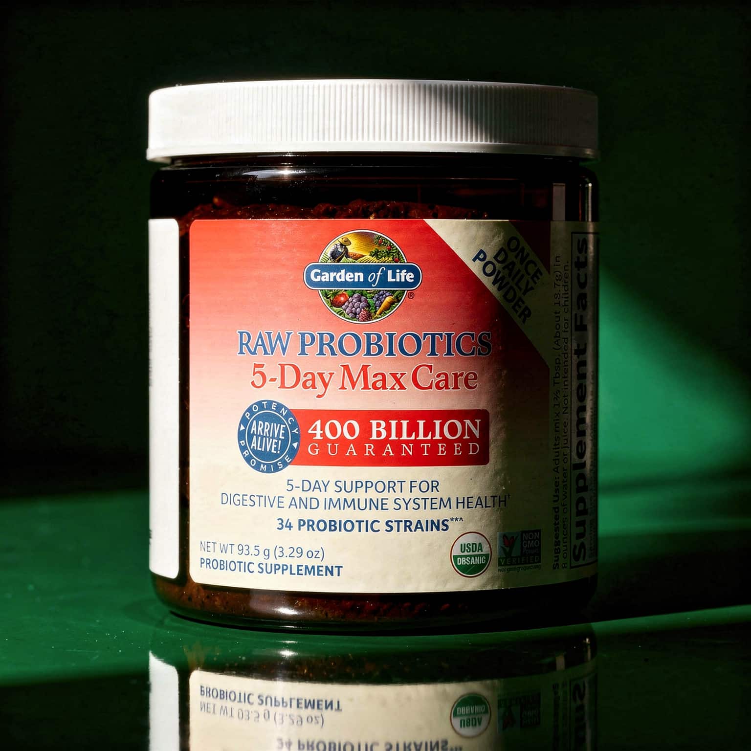 Raw Probiotics 400 Billion CFU - 5-Day Powder
