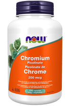 NOW Foods Chromium Picolinate 200mcg, supplement bottle