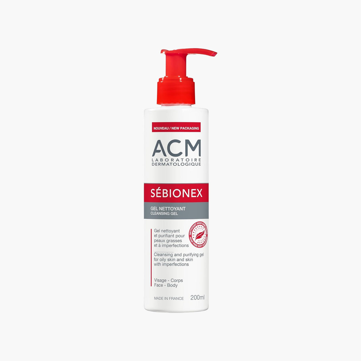 ACM Sebionex Cleansing Gel For Oily And Acne-Prone Skin - 200ml