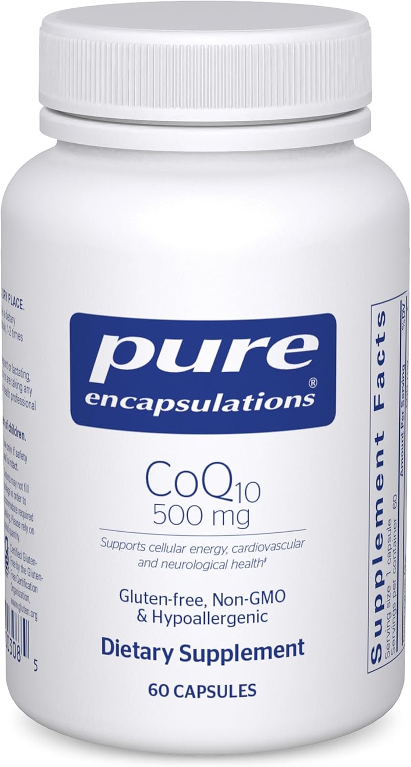 Pure Encapsulations CoQ10 500 mg - 60 Capsules