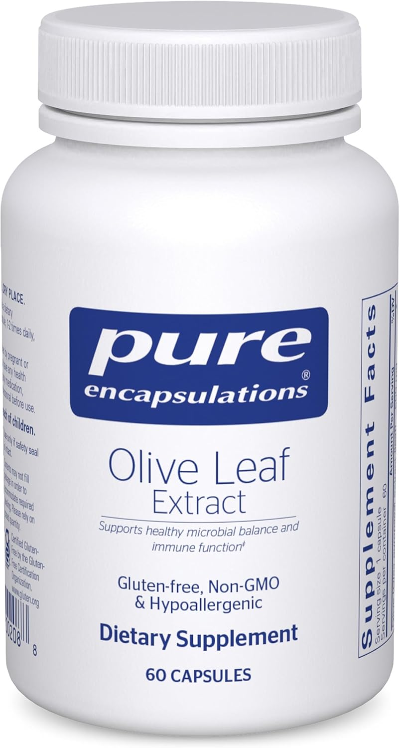 Pure Encapsulations Olive Leaf Extract 60 Capsules