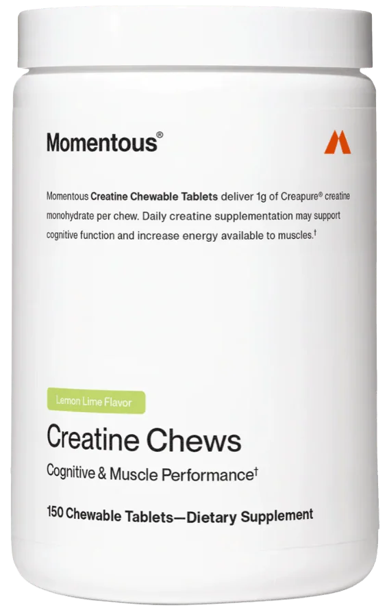 Momentous Creatine Chews: Focus, Strength & Recovery