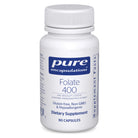 Pure Encapsulations حمض الفوليك 400 ميكروغرام (ميتافولين إل-5-إم تي إتش إف)، زجاجة كبسولات، 90 كبسولة
