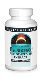 Source Naturals Pycnogenol & Grape Seed Extract, tablets bottle, 100 mg