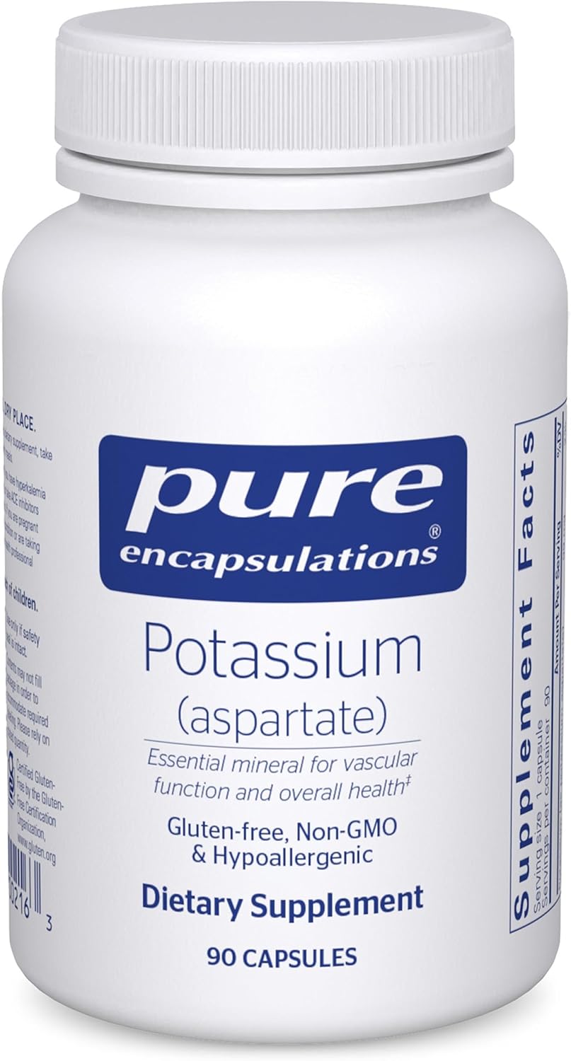Pure Encapsulations Potassium (Aspartate) 90 Capsules