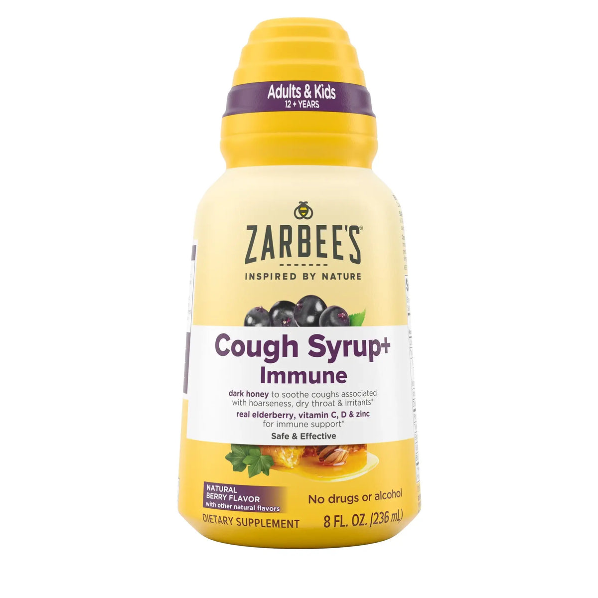 Zarbee's - Cough Syrup + Immune - 8 fl oz