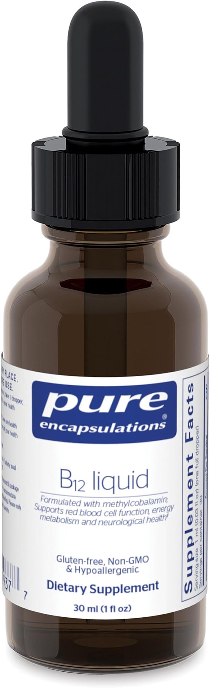 Pure Encapsulations B12 Liquid 1,000 mcg | 1 fl. oz.