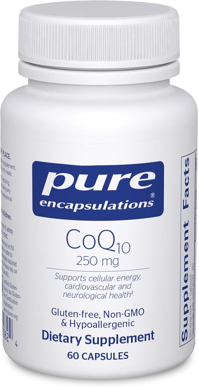 Pure Encapsulations CoQ10 250mg 60 Capsules