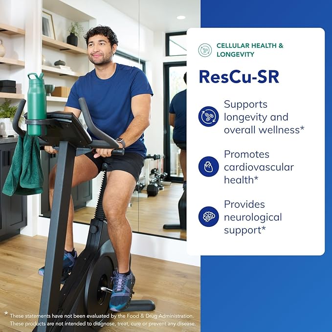 Pure Encapsulations ResCu-SR Supports Longevity, Cardio Support and Neurological Health | 60 Capsules