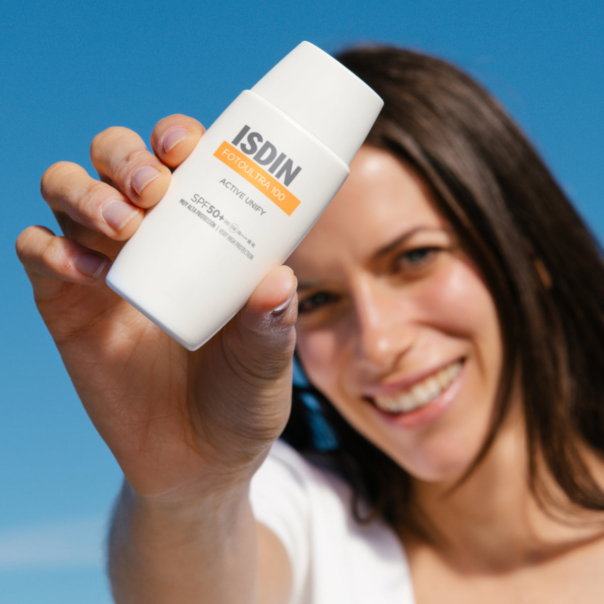 8429420307650 ISDIN - Foto Ultra 100 Active Sunscreen Unify Fusion Fluid No Color 50 ml