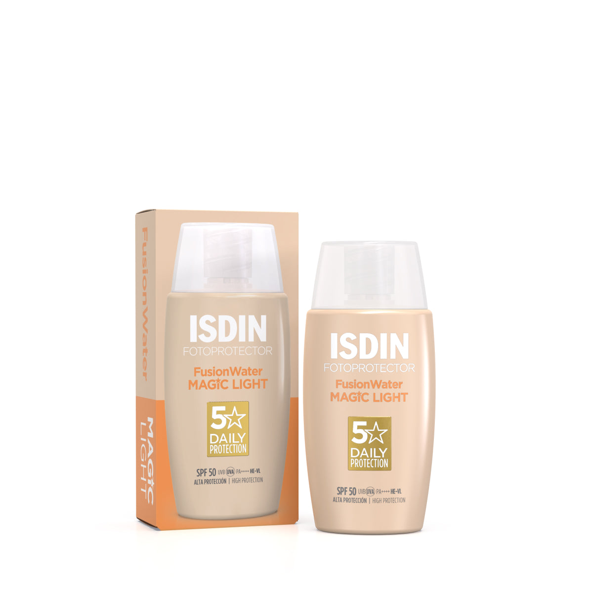 ISDIN - FOTOPROTECTOR FUSION WATER MAGIC COLOR LIGHT 50 ML