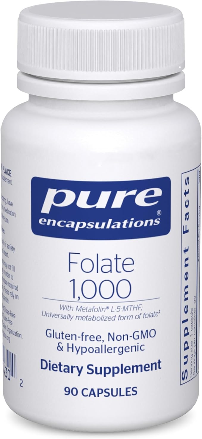 Pure Encapsulations Folate 1000 - 90 Capsules