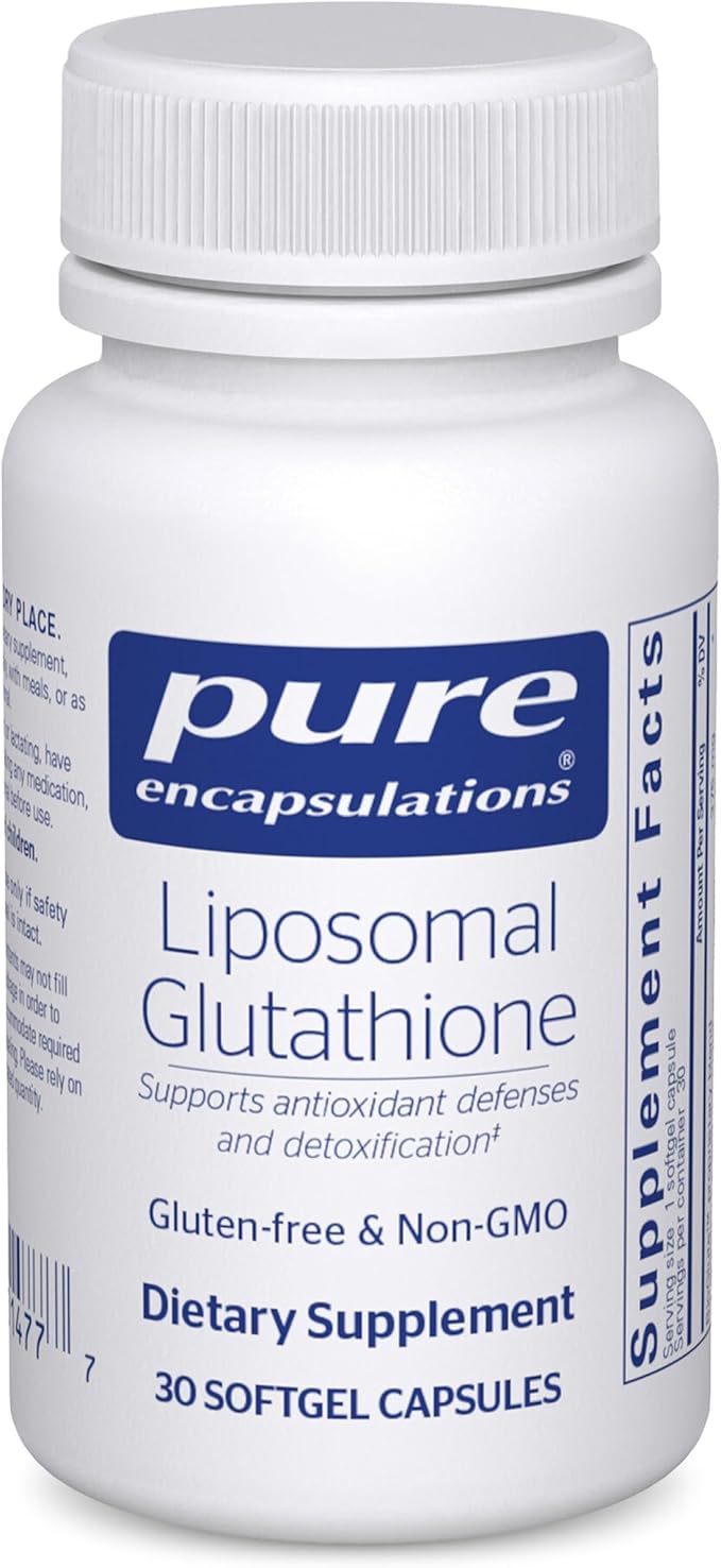 Pure Encapsulations Liposomal Glutathione 30 Softgel Capsules