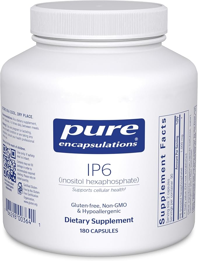 Pure Encapsulations IP6 (Inositol Hexaphosphate) 180 Capsules