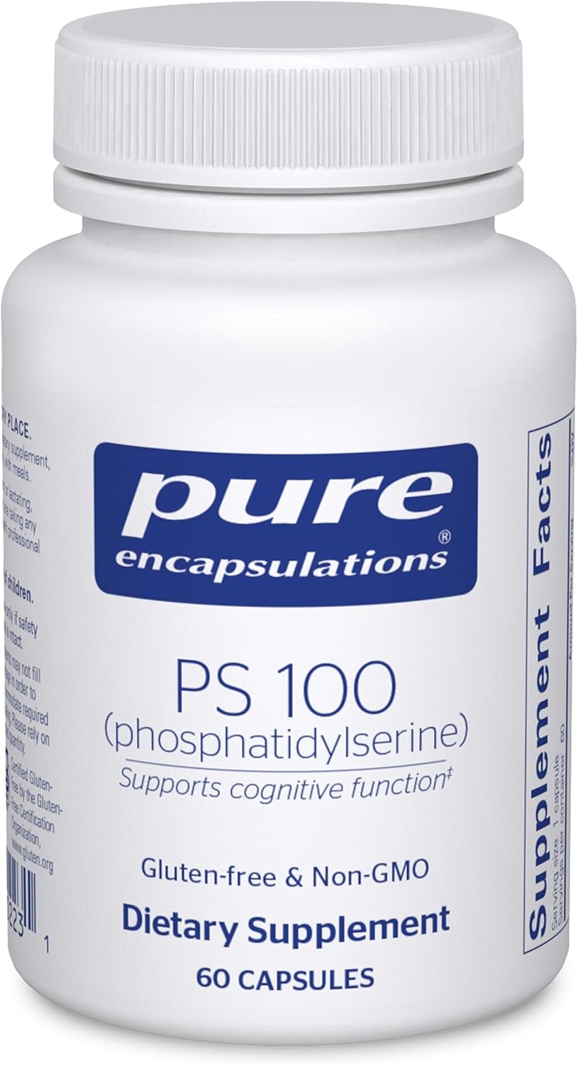 Pure Encapsulations PS 100 Phosphatidylserine 60 Capsules