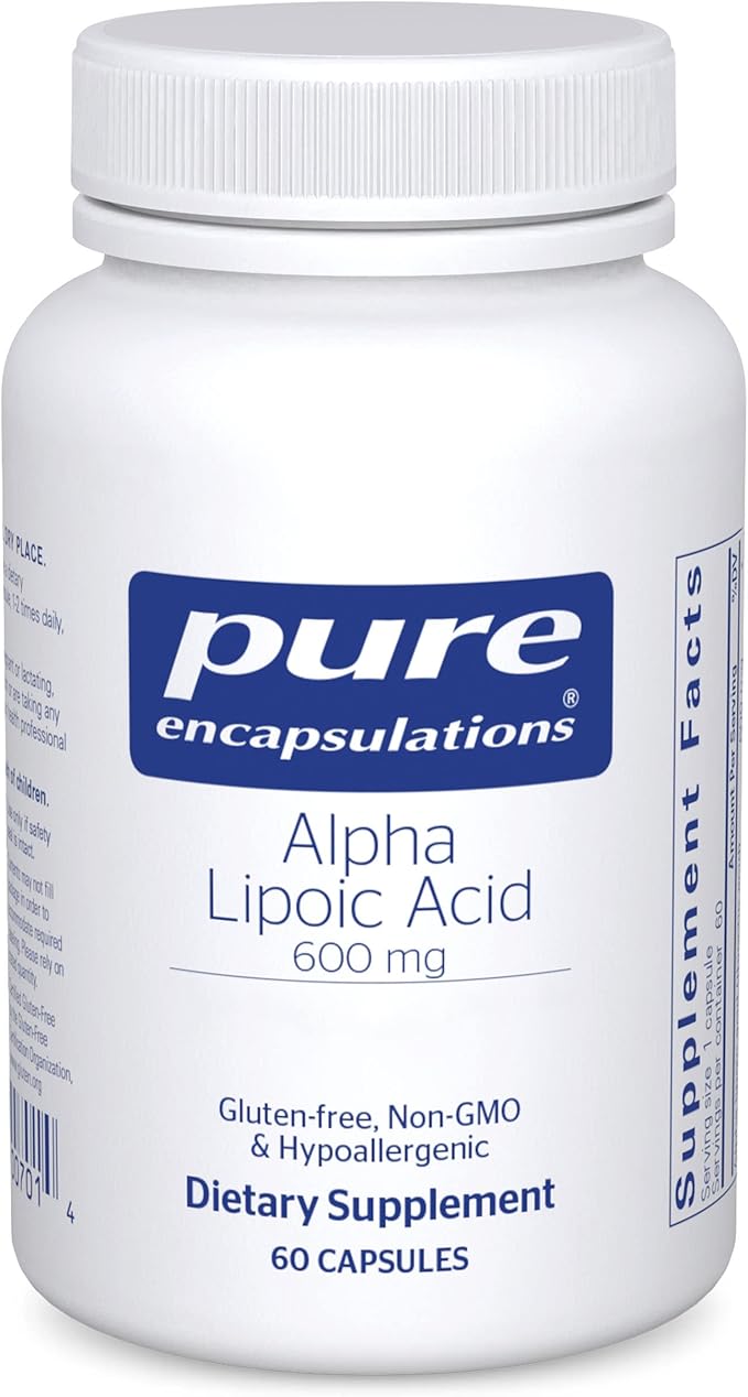 Pure Encapsulations Alpha Lipoic Acid 600 mg - 60 Capsules