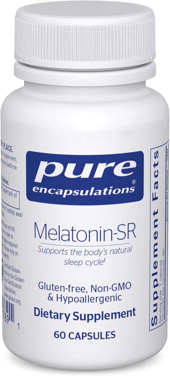 Pure Encapsulations Melatonin-SR Extended Release 60 Capsules
