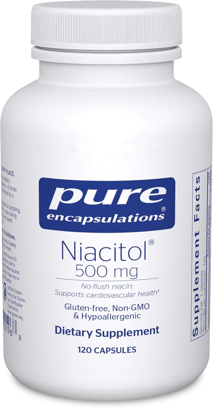 Pure Encapsulations Niacitol 500 mg 120 Capsules