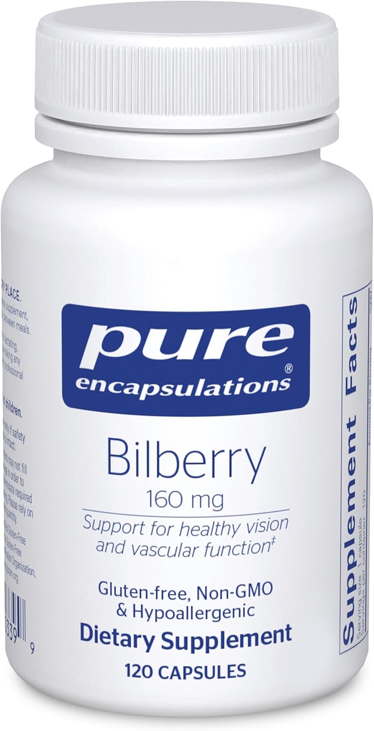 Pure Encapsulations Bilberry 160mg - 120 Capsules