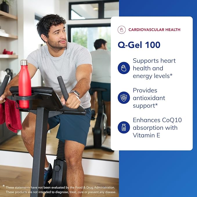 Pure Encapsulations Q-Gel 100 (Hydrosoluble CoQ10) | CoQ10 with Vitamin E to Enhance Solubility | 60 Softgel Capsules