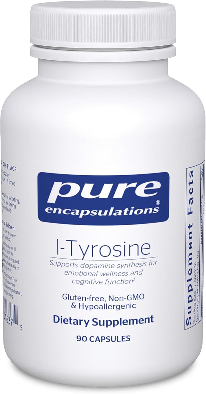 Pure Encapsulations L-Tyrosine - 90 Capsules