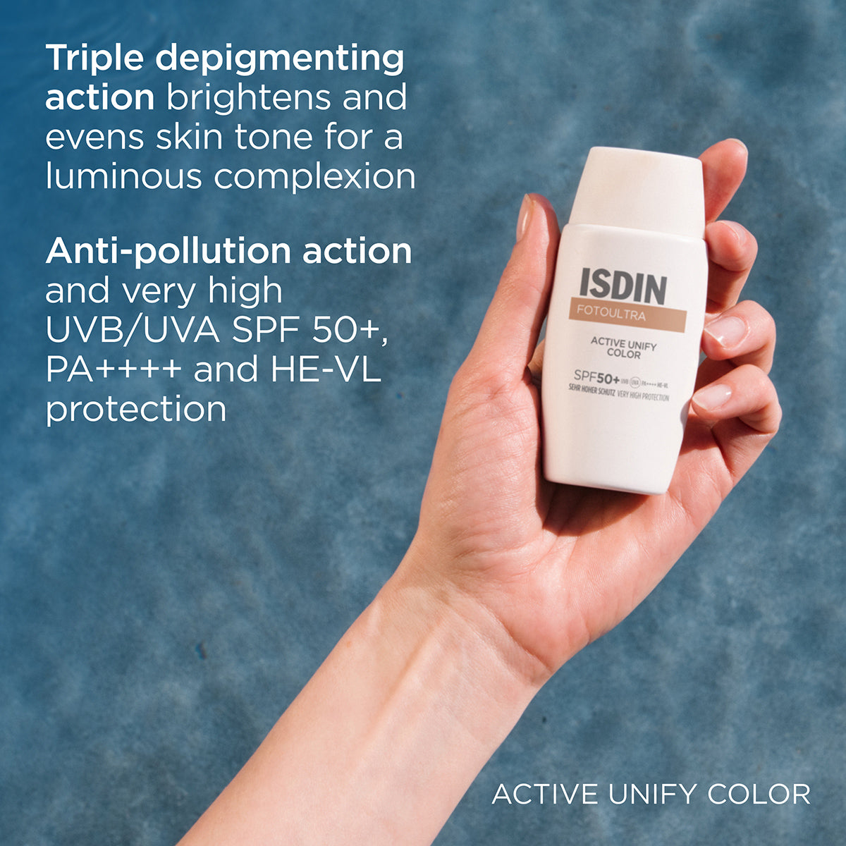 8429420307643 ISDIN - Foto Ultra 100 Active Sunscreen Unify Fusion Fluid Color 50 ml