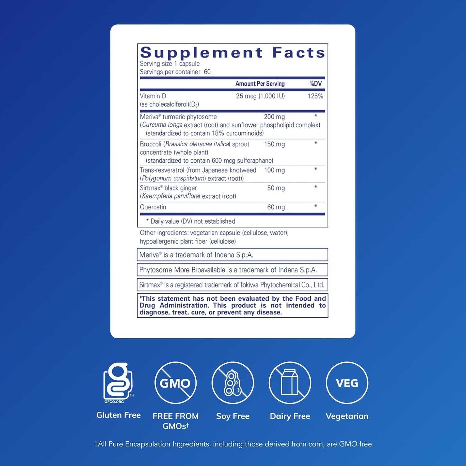 Pure Encapsulations Balanced Immune Joint, Gastrointestinal and Thyroid Function Support - 60 Capsules