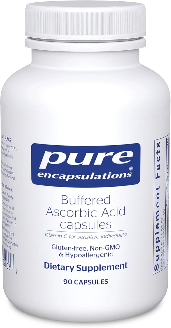 Pure Encapsulations Buffered Ascorbic Acid 90 Capsules